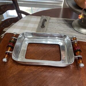 IHI South Coast casserole beaded server holder flaw